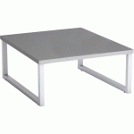 TABLE BASSE PUNTO 60X60 CM PLATEAU ANTHRACITE - SOKOA