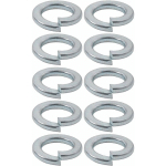 CYCLINGCOLORS - 10X RONDELLE GROWER ÉLASTIQUE POUR VIS À TÊTE CYLINDRIQUE EN ACIER ZINGUÉ DIN 7980 UNIVERSEL VIS BOULON ETANCHÉITÉ FIXATION