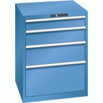 ARMOIRE BLEU CAP. 717X725X850 AVEC 4 TIR. 75KG _ 79.382.040 - LISTA