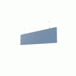BAFFLE DE PLAFOND ACOUSTIQUE CAMILLE FLEXMUTE EN PET 12 MM H 30 X L 140 CM - BLEU CIEL