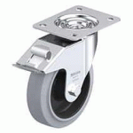 BLICKLE - ROULETTE PIVOTANTE À FREIN Ø 160MM BANDAGE CAOUTCHOUC NR 300KG - LE-POEV 160R-FI-SG