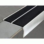 NEZ DE MARCHE E2 EN ALUMINIUM AVEC BANDE ANTIDÉRAPANTE NOIRE ISBA - 1,2M DINAC