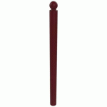 POTELET BOOPI TÊTE BOULE MÉTAL HTR 1 M Ø 76 MM - ROUGE 3004 - BUTON DESIGN