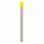 POTELET CARREFOUR ÉCOLE Ø76 MM - GRIS 7044/JAUNE1021 - PROCITY