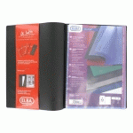 LOT DE 2 - PROTÈGE-DOCUMENTS OPAQUES A4 30 POCHETTES LE LUTIN CLASSIQUE OXFORD NOIR