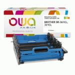 TAMBOUR REMANUFACTURÉ OWA - STANDARD - 4 COULEURS - POUR BROTHER DR-361CL, DR-321CL