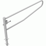 BARRIÈRE ARRONDI PIVOTANTE BÉTONNER SERRURE PROFILÉ-2500MM - SCHAKE