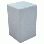 BORNE VIBON CARRÉE BÉTON - GRIS SABLÉ - BUTON DESIGN