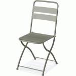 CHAISE DE BISTROT PLIABLE BREEZE EN MÉTAL - VERT - VEBA