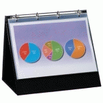 CHEVALET DE TABLE, A4 PAYSAGE, NOIR