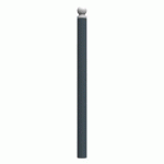 POTELET OPUS TÊTE BOULE Ø 76 MM -ANTHRACITE 7016 /BLANC - ROSSIGNOL PRO