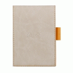 RHODIARAMA PORTE-BLOC AVEC PORTE-CRAYON + BLOC N°11 PETITS CARREAUX 5X5 - BEIGE - LOT DE 3