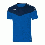 T-SHIRT DE FOOT MANCHES COURTES FEMME - JAKO - CHAMP 20 BLEU/BLEU MARINE