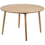 TABLE A MANGER DESIGN RONDE SCANDINAVE BOIS PIN - MARRON
