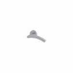 BÉQUILLE DOUBLE JADE SUR ROSACE BEC DE CANE INOX 1494 - HERACLES - B-INOX-04