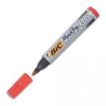 BIC MARQUEUR PERMANENT POINTE OGIVE CORPS PLASTIQUE ENCRE À BASE D'ALCOOL ROUGE 2000