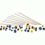 COMPLÉMENT ATELIER RYTHMES ET PERLES POUR 4 ENFANTS - MANUTAN COLLECTIVITÉS