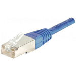 CORDON RJ45 CATEGORIE 6 F/UTP BLEU - 5 M