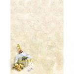 DECADRY BOÎTE DE 100 FEUILLES 90G A4 MOTIF ILLUSTRÉ BOUTEILLE DE CHAMPAGNE DSC600