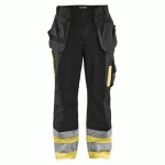 PANTALON ARTISAN HAUTE VISIBILITÉ TAILLE 50C - BLAKLADER