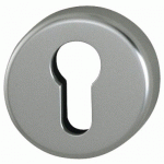 ROSACES CLÉ I POUR CYLINDRE - GAMME HOPPE - ALU ASPECT INOX HOPPE