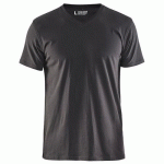 T-SHIRT COL V GRIS FONCÉ TAILLE XXL - BLAKLADER