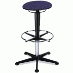 TABOURET D'ATELIER PIÉTEMENT ACIER SUR PATINS - BIMOS