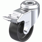 BLICKLE - ROULETTE PIVOTANTE À FREIN Ø 80MM BANDAGE POLYAMIDE PA 6.6 120KG - LKRA-POA 80G-FI