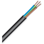 CABLE ÉLECTRIQUE R2V 3G1,5MM2 NOIR COURONNE DE 50M