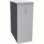 CAISSON TOWER H114 3 TAB. 1DS ANTHRACITE/BLANC