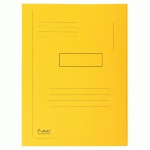 CHEMISE EXACOMPTA FOREVER A4 A 2 RABATS - 200 FEUILLES - 240 X 320 MM - CARTON COMPRIME RECYCLE - JAUNE - 50 UNITES