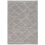 FLAIR RUGS - TAPIS D'ORIENT SHAGGY POUR SALON KUSH GRIS 160X230 - GRIS