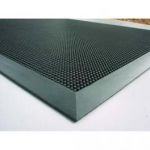 FLOORTEX TAPIS CAOUTCHOUC AVEC PICOTS 60 X 100 CM NOIR