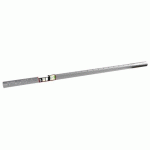 LOT DE 12 - NAPPE EN ROULEAU PAPIER DAMASSÉ - 6X1,18M - ARGENT