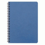 LOT DE 5 - CARNET RELIURE INTÉGRALE À POCHETTES AGE BAG A5 120 PAGES DÉTACHABLES LIGNÉ - BLEU