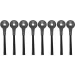 LOT DE 8 PIÈCES DE RECHANGE POUR BROSSES LATÉRALES ADAPTÉES À L'ASPIRATEUR ROBOT À BASE AUTOMATIQUE IQ RV1001AE