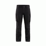 PANTALON DE TRAVAIL X1900 ARTISAN STRETCH 4D GRIS FONCÉ ET NOIR C46 - BLAKLADER