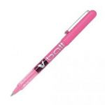 PILOT STYLO ROLLER POINTE MÉTAL 0,5 MM ENCRE LIQUIDE ROSE V-BALL 05