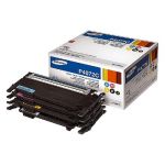 SAMSUNG TONER ORIGINAL CLT-P4072C (CLT-P4072C/ELS) - PACK DE 4 - COULEUR: NOIR, CYAN, JAUNE, MAGENTA (LOT DE 4 CARTOUCHES)