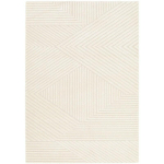 BOBOCHIC - TAPIS TAPIS POILS RAS OLIVIER MOTIF ABSTRAIT 120X170 BEIGE - BEIGE