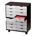 DESSERTE MOBILE 16 TIROIRS