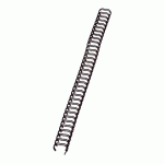 BAGUETTE RELIURE ANNEAUX MÉTAL 9.5 MM NOIRE - BOÎTE DE 100