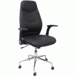 CHAISE DE BUREAU ODREA SIMILICUIR NOIR - FOROL