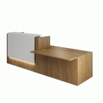 KIT D\'ÉCLAIRAGE À LED POUR BANQUE ACCUEIL AZURA - MANUTAN COLLECTIVITÉS