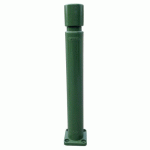 POTEAU MÉMOIRE DE FORME À PLATINE Ø100MM - 800MM - VERT - VISO