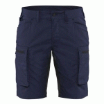SHORT SERVICES STRETCH FEMME MARINE/NOIR TAILLE 36 - BLAKLADER