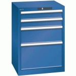 ARMOIRE BLEU GENT. 564X572X800 AVEC 4 TIR. 75KG _ 78.289.090 - LISTA