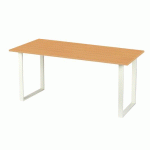 BUREAU SQUARE 180 X 80 X 75 CM DESIGN DROIT HÊTRE