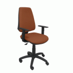CHAISE DE BUREAU ELCHE - ACCOUDOIRS RÉGLABLES - MARRON