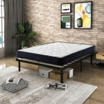 LIT 160X200 AVEC SOMMIER ET MATELAS - MATELAS 160X200X17 MÉMOIRE DE FORME - SOMMIER 160X200 AVEC PIEDS (ENSEMBLE MATELAS ET SOMMIER 160X200 CM)